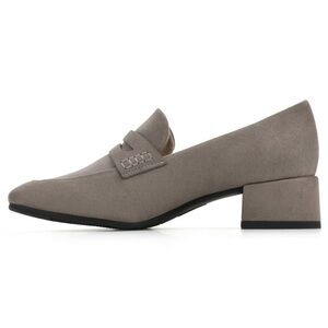 Cliffs by White Mountain Quiana Heeled Loafers | Grey Suede | Size 6.5 | NWT